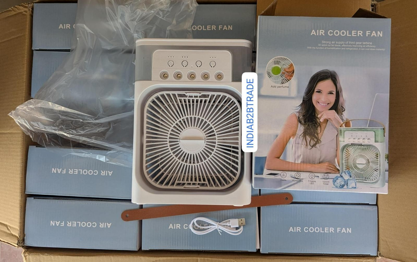 Multifunction Water Spray Mist Fan Air Cooler fan USB Electric Fan Portable Fan Air Conditioner Humidifier Fan for Home