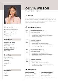 Canva Resume template