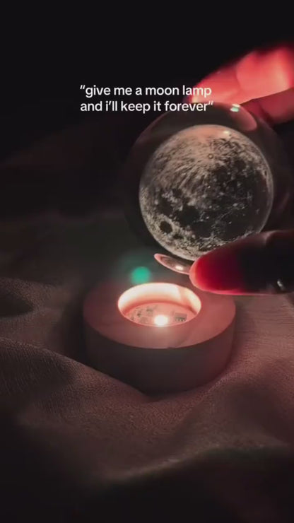 Magical 3D Crystal Lamp Ball – Mesmerising Colour-Changing Night Light for Home & Gifting